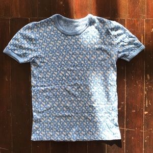 Vintage cheeky as hell ‘69’ blue top / shirt
